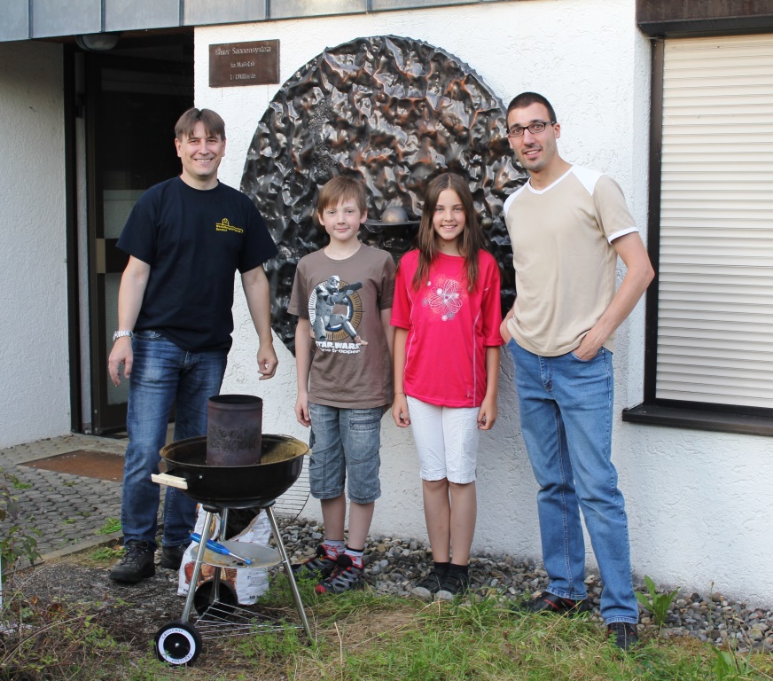 Perseidennacht 2012 / abends beim Grillen